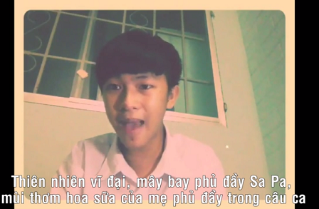 Nam sinh đưa văn học, địa lý, lịch sử vào bản rap hướng về biển Đông